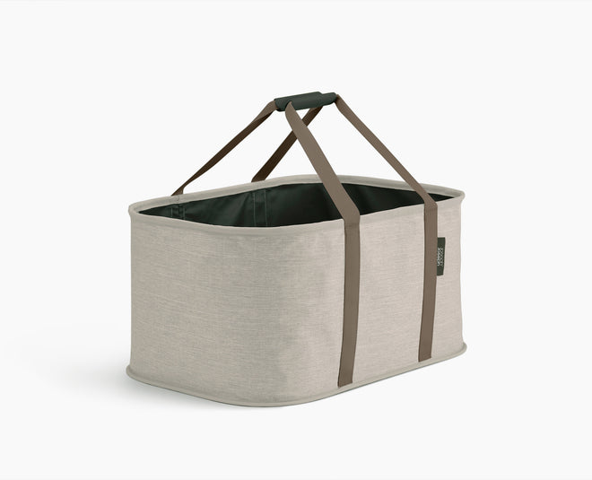 Hold-All™ Ecru Collapsible 35L Laundry Basket